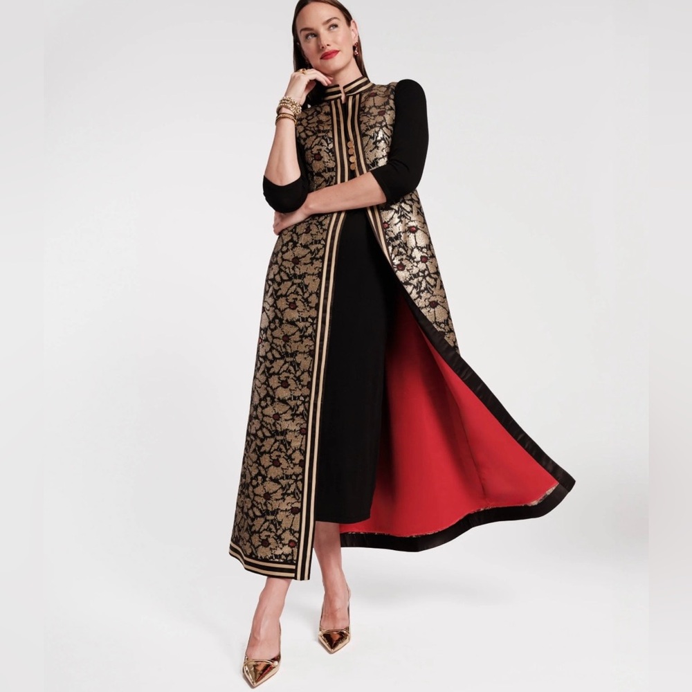 Frances Valentine Susie Jacquard Vest Coat